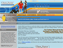 Tablet Screenshot of cheerfactor.info